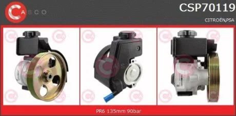 Гідравлічний насос, механізм рульового керування CASCO CSP70119AS
