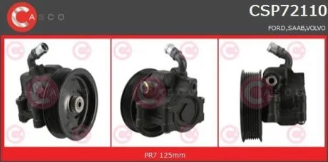 Гідравлічний насос, механізм рульового керування CASCO CSP72110AS