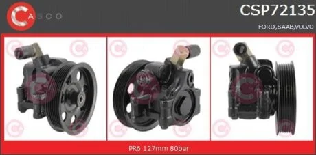 Гідравлічний насос, механізм рульового керування CASCO CSP72135AS