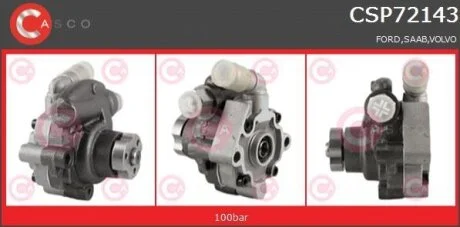 Гідравлічний насос, механізм рульового керування CASCO CSP72143AS