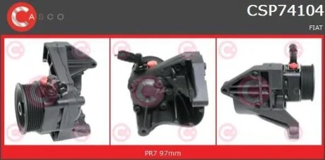 Гідравлічний насос, механізм рульового керування CASCO CSP74104AS