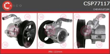 Гідравлічний насос, механізм рульового керування CASCO CSP77117GS