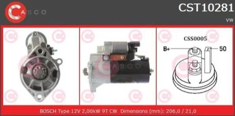 Стартер CASCO CST10281AS
