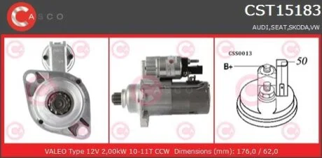 Стартер CASCO CST15183GS