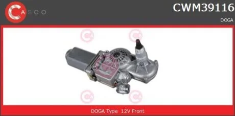 Двигун склоочисника CASCO CWM39116GS
