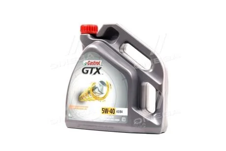 Олива моторна GTX 5W-40 A3/B4 (Каністра 4л) CASTROL 15E62C