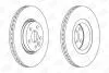 Гальмівний диск передній Ford Galaxy, S-Max / Land Rover Freelander / Volvo S60, S80, XC70 CHAMPION 562643CH-1 (фото 1)
