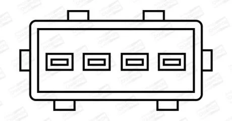 Котушка запалювання RENAULT Safrane2,5i 96-00 VOLVO 2,0-2,5: 850/C70/S70/V70 CHAMPION BAEA037E