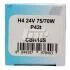 Автолампа H4 24V 75/70W P43t CHAMPION CBH15S (фото 4)