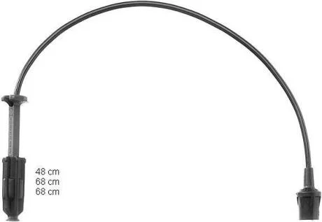 Комплект кабелів запалювання MERCEDES-BENZ C/E/G/S/SL CHAMPION CLS254