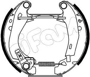 PEUGEOT Гальмівні колодки (барабан) 106 91- CIFAM 151007