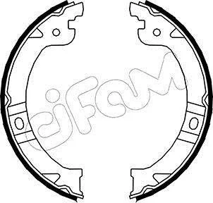 CHRYSLER гальмівні колодки барабанні Voyager 96- CIFAM 153027