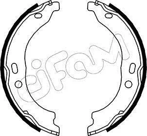 CITROEN щоки гальмівні задні ручного гальма Jumper 2.2HDI 06- CIFAM 153094