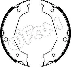 KIA Комплект барабанних колодок SORENTO I (JC) 2.5 CRDi 06-11 CIFAM 153227