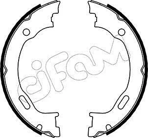 DODGE Комплект барабанних колодок CHALLENGER Купе 3.5 08-10, CHRYSLER 300C (LX, LE) 2.7 07-12 CIFAM 153242