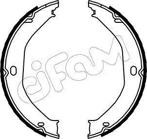 JEEP Комплект барабанних колодок GRAND CHEROKEE II (WJ, WG) 4.7 V8 4x4 99-05 CIFAM 153360