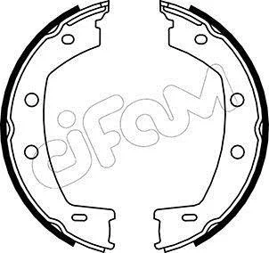 LAND ROVER Комплект барабанних колодок FREELANDER 2 (L359) 2.0 Si4 4x4 11-14 CIFAM 153374