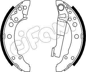 VW щоки гальмівні задн.Golf,Passat,Polo,Audi,Seat CIFAM 153465