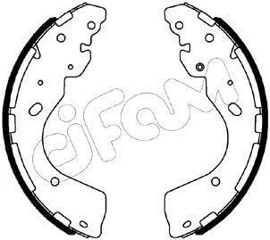 NISSAN Комплект барабанних колодок NAVARA (D22) 2.0 97-09, FORD RANGER (TKE) 2.0 EcoBlue 4x4 19- CIFAM 153508