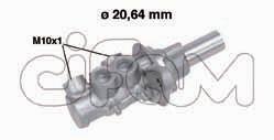 CITROEN головний гальмівний циліндр C1 05-,Peugeot 107 05-14,TOYOTA AYGO 05-14 CIFAM 202691