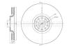 Гальмівний диск A4/A6/Allroad/Exeo (97-13) CIFAM 800705C (фото 1)