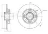 CITROEN Диск тормозной задн с ступицой (c подш, с кольцом ABS) Citroen C3,C4 Peugeot 207,307 (249*9*30) CIFAM 800878 (фото 1)