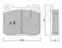 VW Тормозн.колодки передн.LT28-55 75- CIFAM 8220112 (фото 1)