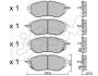 SUBARU гальмівні колодки передн. LEGACY IV, FORESTER, OUTBACK 09- CIFAM 8227630 (фото 1)