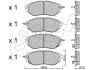 SUBARU гальмівні колодки передн. LEGACY IV, FORESTER, OUTBACK 09- CIFAM 8227630 (фото 1)