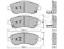 Колодка торм. диск. HONDA CR-V III передн. CIFAM 822-789-0 (фото 1)
