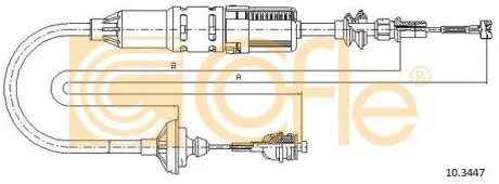 Трос зчеплення COFLE 10.3447
