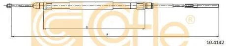Трос ручного гальма зад.правий BMW E39 COFLE 104142