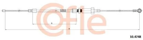 Трос ручника COFLE 10.4748