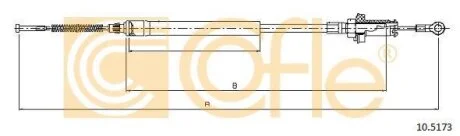 Тросовий привод, стоянкове гальмо COFLE 105173