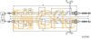 Трос ручного гальма зад. Ford Transit Connect 200/220 DS1,8TDdi-1,8TDCi –1,8 (small mod)(без ABS) 2007- 1792/1582x2 COFLE 10.5342 (фото 1)