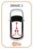 Трос ручного тормоза (задний) Citroen C3 Peugeot 208 12-19 COFLE 10.6038 (фото 1)