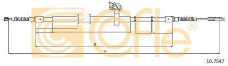 Тросовий привод, стоянкове гальмо COFLE 107547