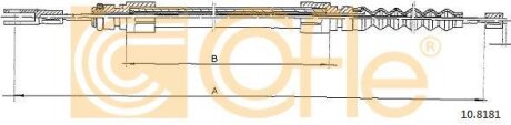 Трос зупиночних гальм COFLE 10.8181