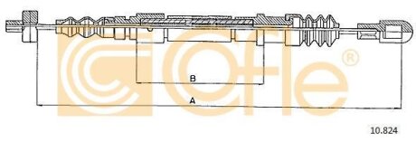 LINKA HAMULCA RКCZNEGO VOLVO COFLE 10.824