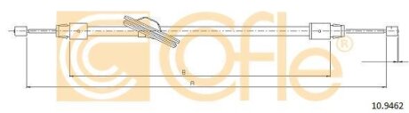 Тросовий привод, стоянкове гальмо COFLE 10.9462