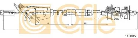 Трос зчеплення COFLE 11.3015