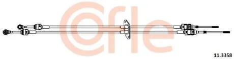 Тросовий привод, коробка передач COFLE 11.3358