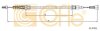 Трос ручного гальма Opel Corsa C (00-09) (1143/370mm) диск.гальм. правий R COFLE 11.5761 (фото 1)