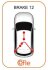 Трос ручного гальма Opel Corsa C (00-09) (1143/370mm) диск.гальм. правий R COFLE 11.5761 (фото 2)