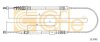 Трос ручного гальма Opel Corsa C (00-09) (1426/762+367mm) диск.торм. лівий L COFLE 11.5762 (фото 1)