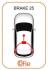 Трос ручного гальма(універсал/електро) Opel Astra J 10- COFLE 115841 (фото 2)