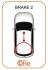 Трос ручного гальма задн. L/P Opel Astra H універсал 1.4-2.0 T 08.04- COFLE 11.5953 (фото 2)