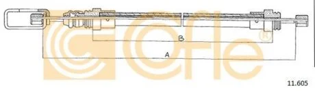 Трос ручника COFLE 11.605