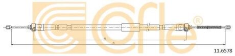 Тросовий привод, стоянкове гальмо COFLE 11.6578