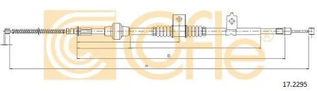 Трос ручного гальма COFLE 17.2295